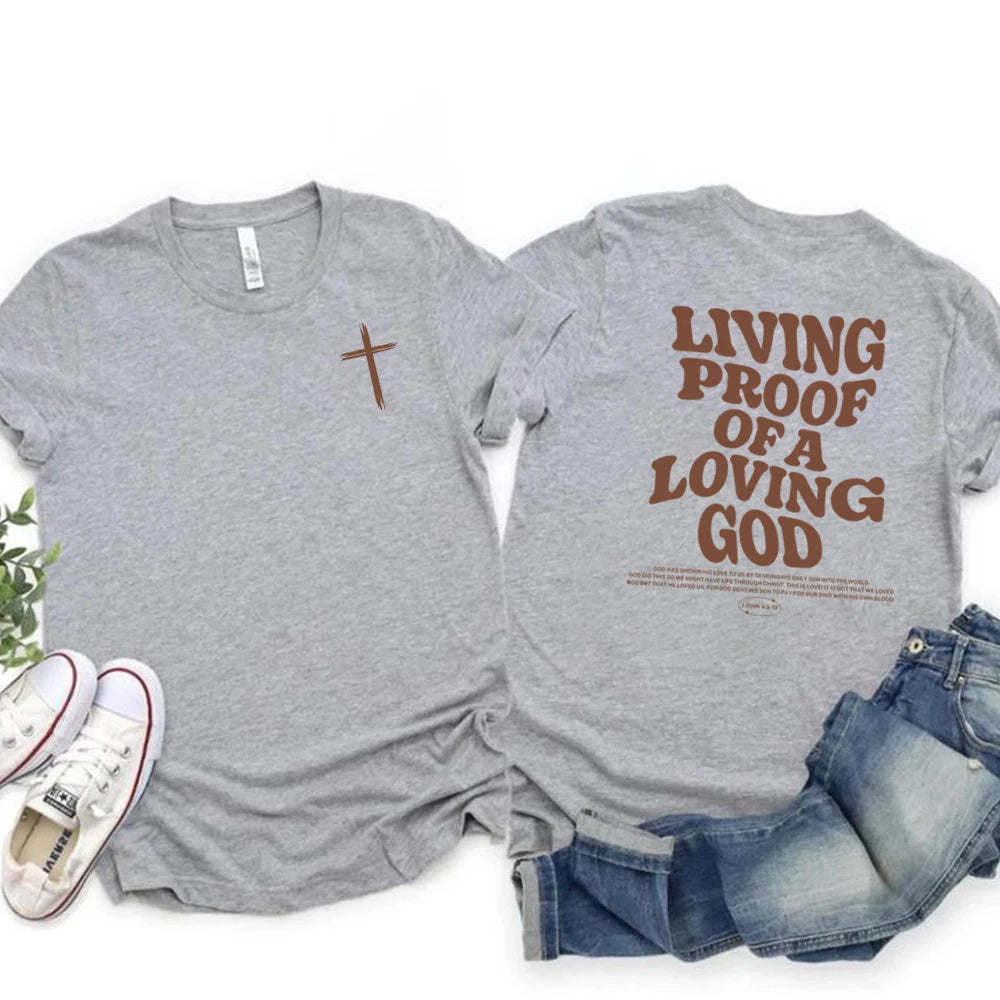 Aesthetic Christian T-Shirt - Trendy Brown Jesus Apparel with Bible Verse - Stylish Streetwear Gift