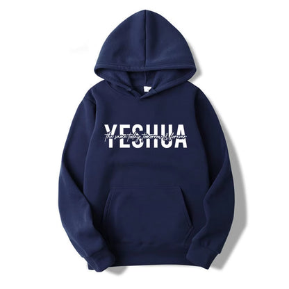 Yeshua Hoodie - Christian Hooded Sweatshirt with Bible Verse for Women, Faith-Inspired Apparel and Gifts