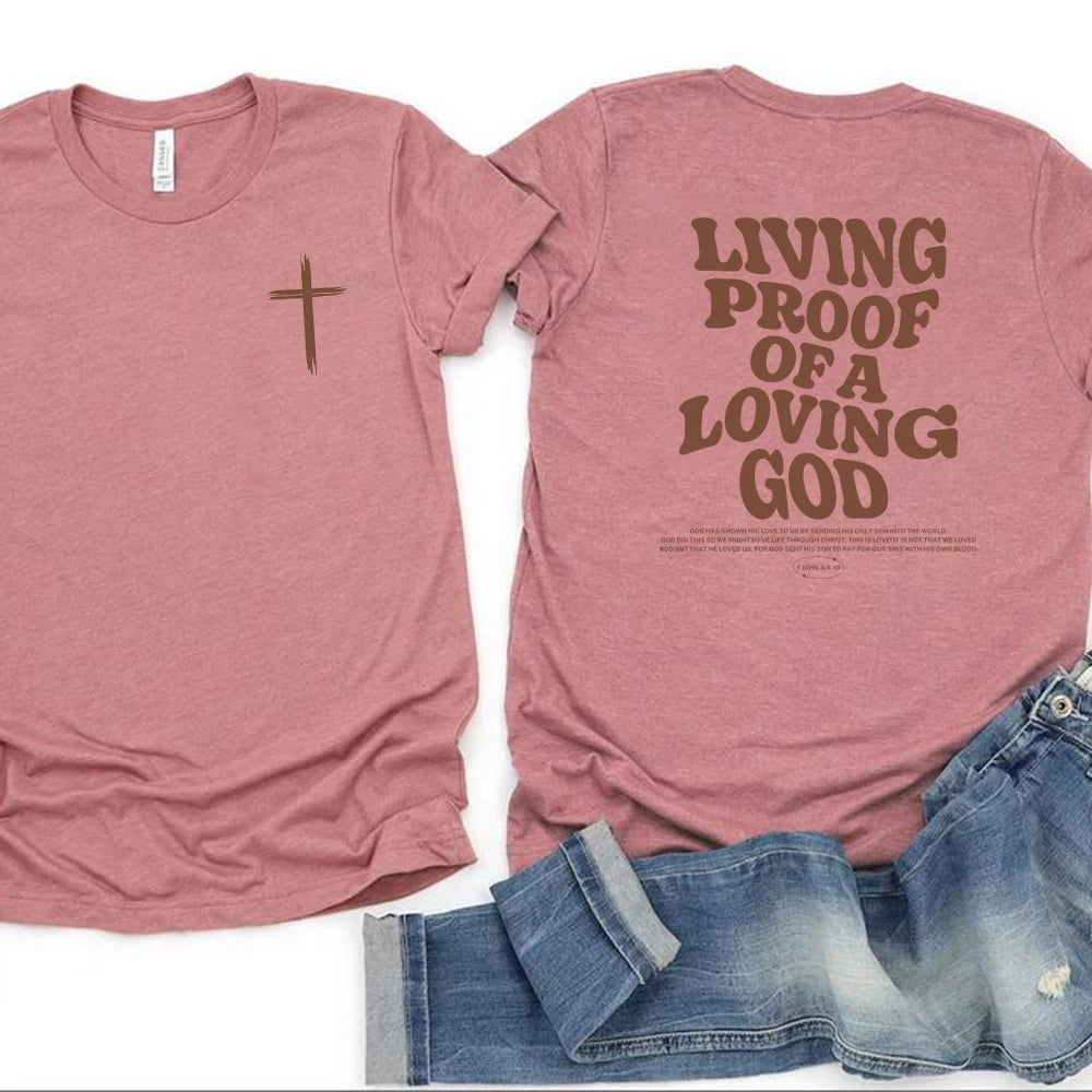 Aesthetic Christian T-Shirt - Trendy Brown Jesus Apparel with Bible Verse - Stylish Streetwear Gift
