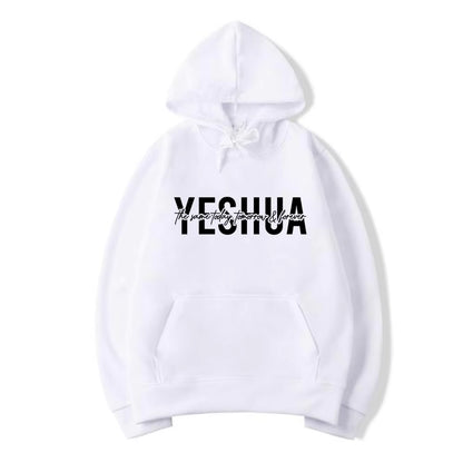 Yeshua Hoodie - Christian Hooded Sweatshirt with Bible Verse for Women, Faith-Inspired Apparel and Gifts